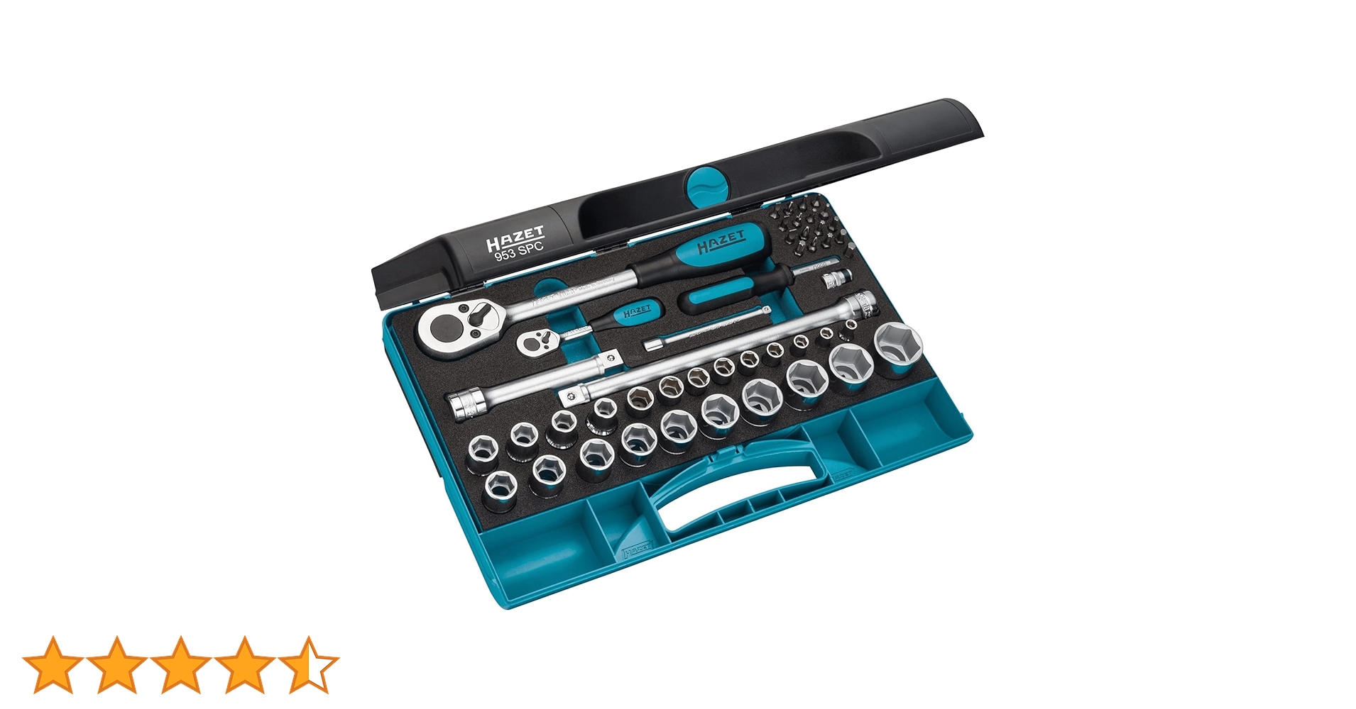 HAZET ハゼット ソケットセット 953SPC 47点セット Amazon | HAZET(ハゼット) 953SPC ソケットレンチセット 1/4 1/2インチ